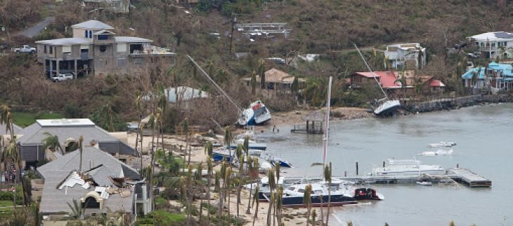L'île de Saint-Martin dévasté par le passage de l'ouragan Irma