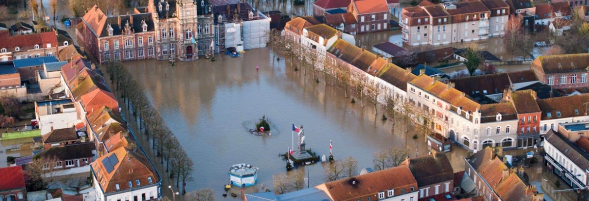 Inondation à Arques en janvier 2024
